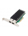 DIGITUS 10Gbps Dual Port Ethernet Server adapter PCIe X8 Intel X540 BT2 - nr 16