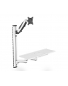DIGITUS Workstation Monitor Keyboard Mouse Wall Mount 32inch 8kg VESA 75x75/100x100 Kolor: BIAŁY/Kolor: CZARNY - nr 13