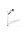 DIGITUS Workstation Monitor Keyboard Mouse Wall Mount 32inch 8kg VESA 75x75/100x100 Kolor: BIAŁY/Kolor: CZARNY - nr 14