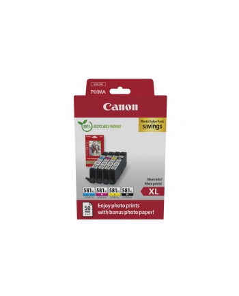 CANON CLI-581XL Ink Cartridge BK/C/M/Y PHOTO