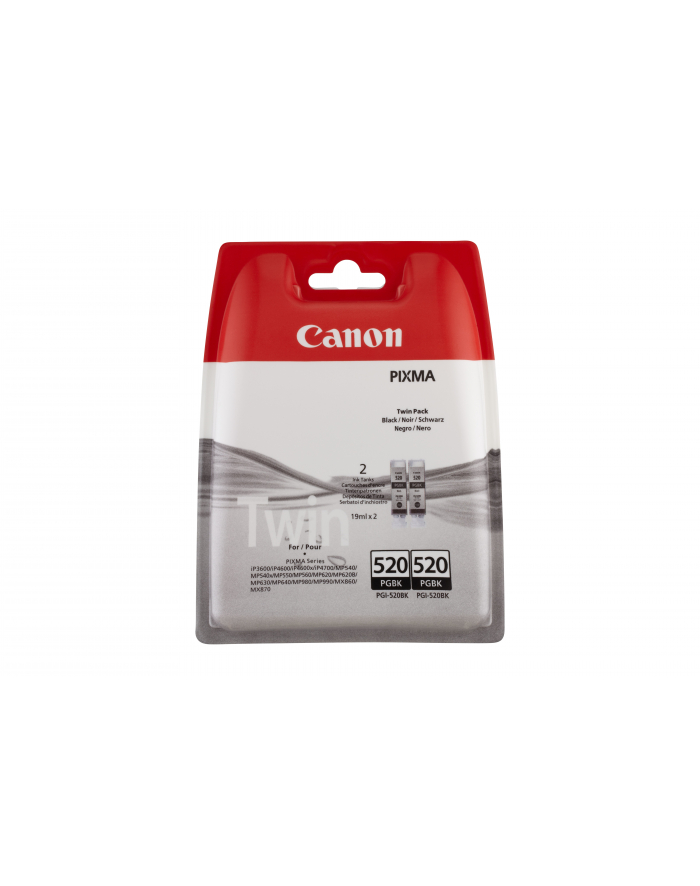 CANON PGI-520BK Ink Cartridge TwinPack Kolor: CZARNY BLISTER główny