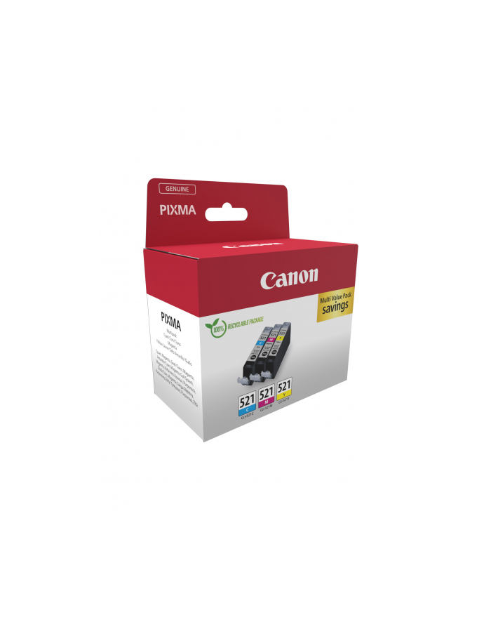 CANON CLI-521 Ink Cartridge C/M/Y Pack SEC główny
