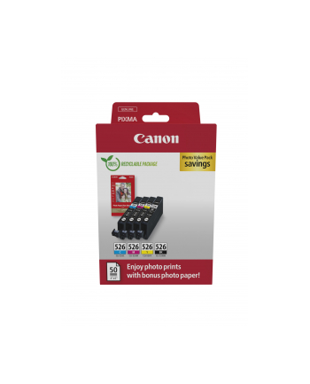 CANON CLI-526 Ink Cartridge C/M/Y/BK PHOTO VALUE BL