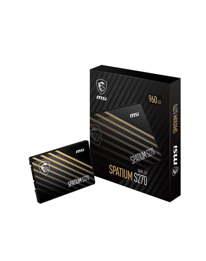 Dysk SSD MSI SPATIUM S270 SATA 25” 960GB główny