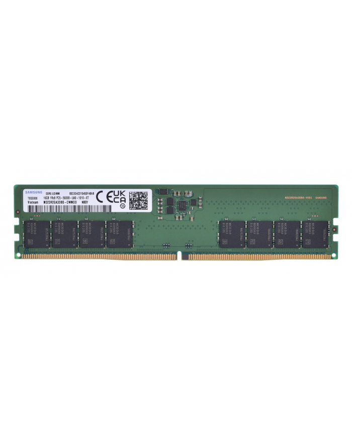 samsung semiconductor Samsung UDIMM non-ECC 16GB DDR5 1Rx8 5600MHz PC5-44800 M323R2GA3DB0-CWM główny