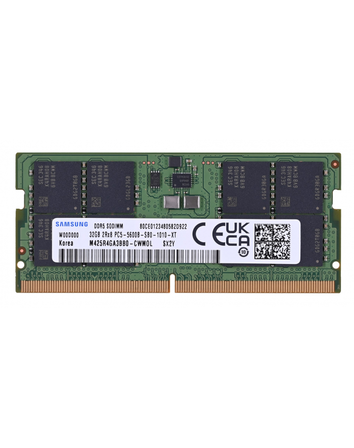 samsung semiconductor Samsung SO-DIMM 32GB DDR5 2Rx8 5600MHz PC5-44800 M425R4GA3BB0-CWM główny