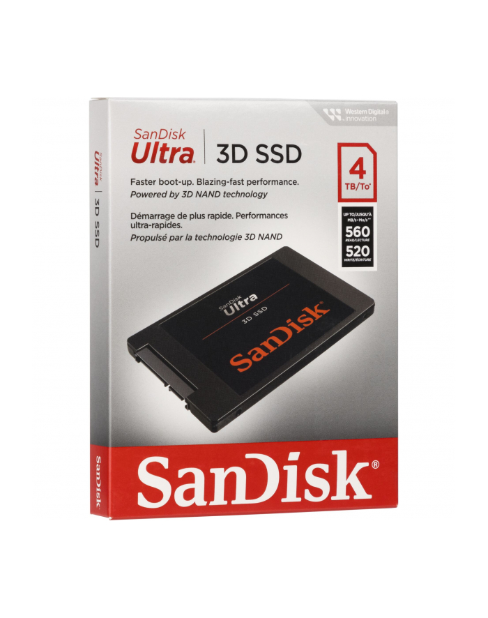 SANDISK Ultra 3D 4TB SATA 2.5inch SSD główny