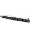 DIGITUS Listwa zasilająca aluminiowa 10 gniazd przewód zasilający 2m wtyczka IEC C20 8x C13 2x C19 16A 230VAC 50/60Hz - nr 9