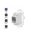 qoltec Jednofazowy elektroniczny licznik | miernik zużycia energii na   szynę DIN | 230V | LCD | 2P - nr 24