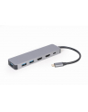 GEMBIRD A-CM-COMBO3-03 wieloportowy adapter USB type C 3w1 Hub + HDMI + PD - nr 1