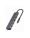 GEMBIRD A-CM-COMBO3-03 wieloportowy adapter USB type C 3w1 Hub + HDMI + PD - nr 2