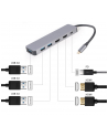 GEMBIRD A-CM-COMBO3-03 wieloportowy adapter USB type C 3w1 Hub + HDMI + PD - nr 3