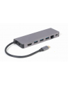 GEMBIRD A-CM-COMBO5-05 Wieloportowy adapter USB Type C 5w1 Hub + HDMI + PD + czytnik kart + LAN - nr 2