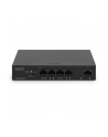 DIGITUS 4+1 Port Ethernet Unmanaged PoE Switch 4 Port PoE MDI/MDIX IEEE802af,at - nr 16