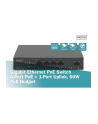 DIGITUS 4+1 Port Ethernet Unmanaged PoE Switch 4 Port PoE MDI/MDIX IEEE802af,at - nr 26