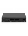 DIGITUS 4+1 Port Ethernet Unmanaged PoE Switch 4 Port PoE MDI/MDIX IEEE802af,at - nr 4