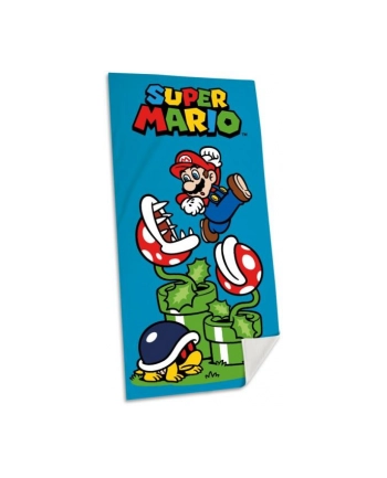 Ręcznik plażowy 70x140cm 100% bawełna Super Mario NO-511T Kids Euroswan