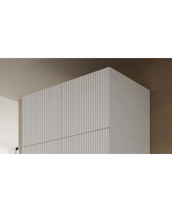 cama meble Szafa PAFOS 2D NADSTAWKA 90x55,5x45 biały mat