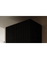 cama meble Szafa PAFOS 2D NADSTAWKA 90x55,5x45 czarny mat - nr 3