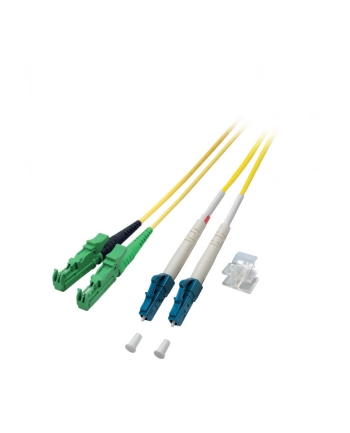 EFB Duplex Jumper zgodny z E-2000™ (APC)  9/125, OS2, LSZH, 3mm, zółty
