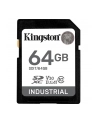 KINGSTON 64GB SDXC Industrial -40C to 85C C10 UHS-I U3 V30 A1 pSLC - nr 17