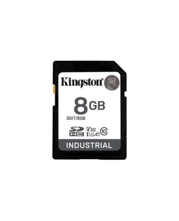 KINGSTON 8GB SDHC Industrial -40C to 85C C10 UHS-I U3 V30 A1 pSLC