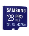SAMSUNG PRO Plus microSD 128GB Up to 180MB/s Read and 130MB/s Write speed with Class 10 4K UHD incl. Card reader 2023 - nr 11