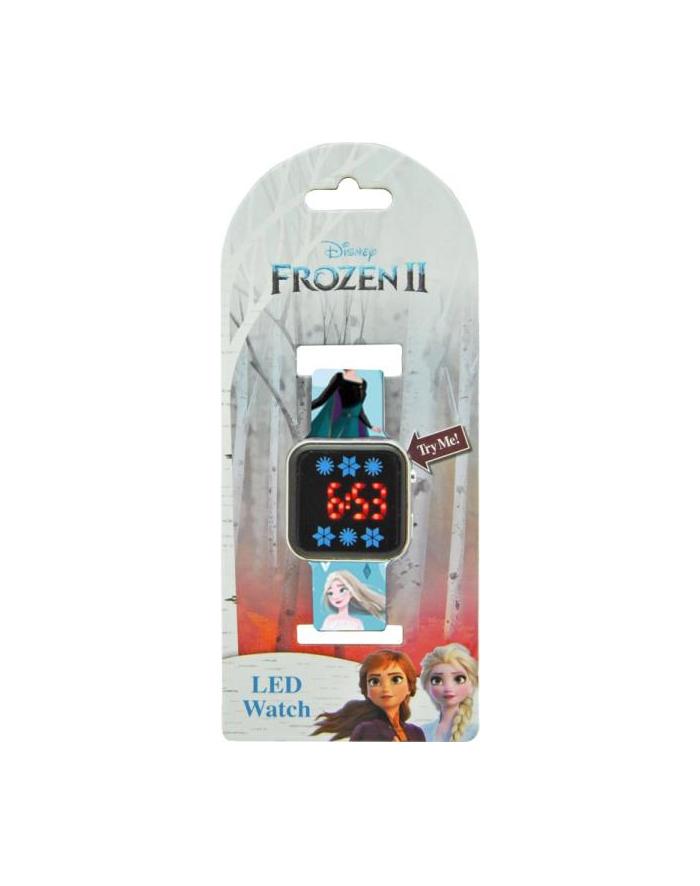 Zegarek cyfrowy LED z kalendarzem Kraina Lodu. Frozen FZN4918 Kids Euroswan główny