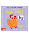 zielona sowa Książeczka Nauka z grubym obrysem. Co widzę na wsi - nr 1