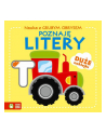 zielona sowa Książeczka Nauka z grubym obrysem w1. Poznaję litery - nr 1