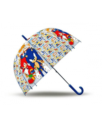 Parasolka przezroczysta automatyczna 48cm poliester Sonic The Hedgehog SN7152MC Kids Euroswan