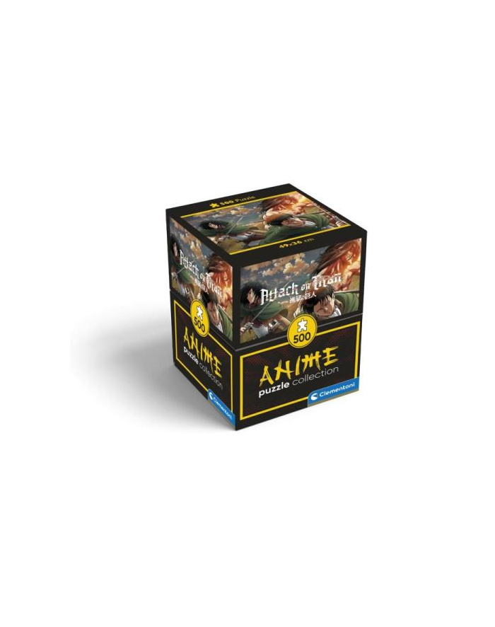 Clementoni Puzzle 500el Cubes Anime Attack On Titans 35138 główny