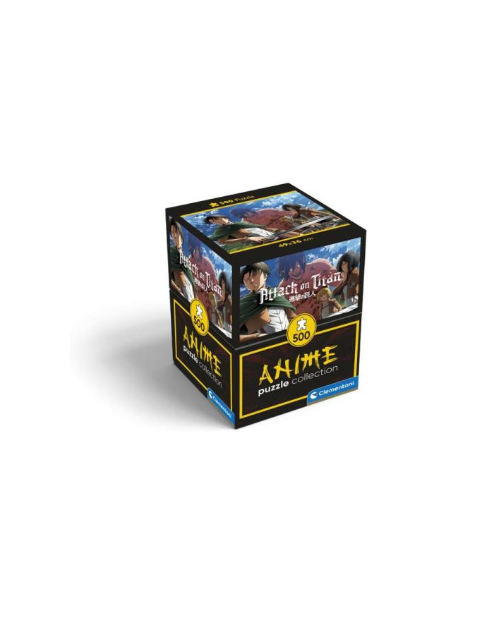 Clementoni Puzzle 500el Cubes Anime Attack On Titans 35139 główny