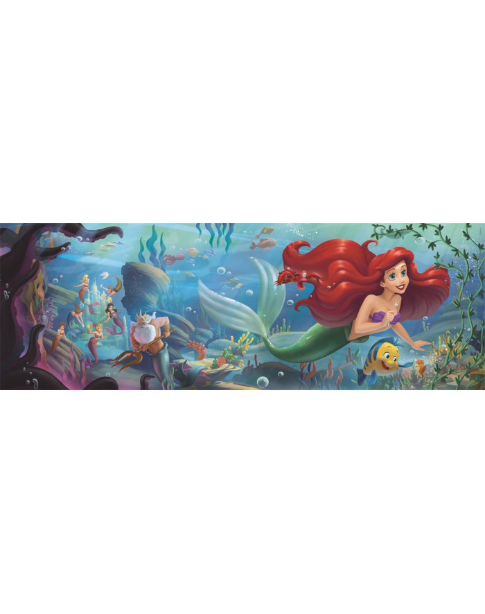 Clementoni Puzzle 1000el panorama Little Mermaid. Mała Syrenka 39658 główny