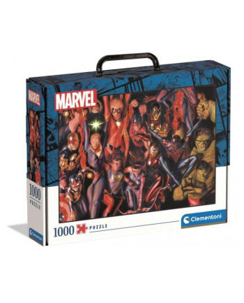 Clementoni Puzzle 1000el w walizce Marvel Avengers 39675
