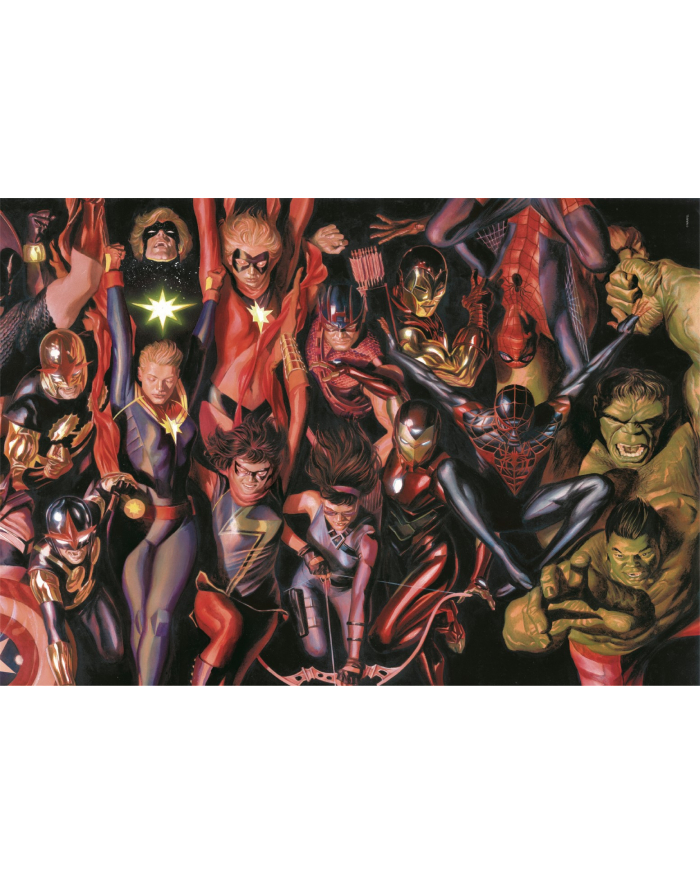 Clementoni Puzzle 1000el w walizce Marvel Avengers 39675 główny