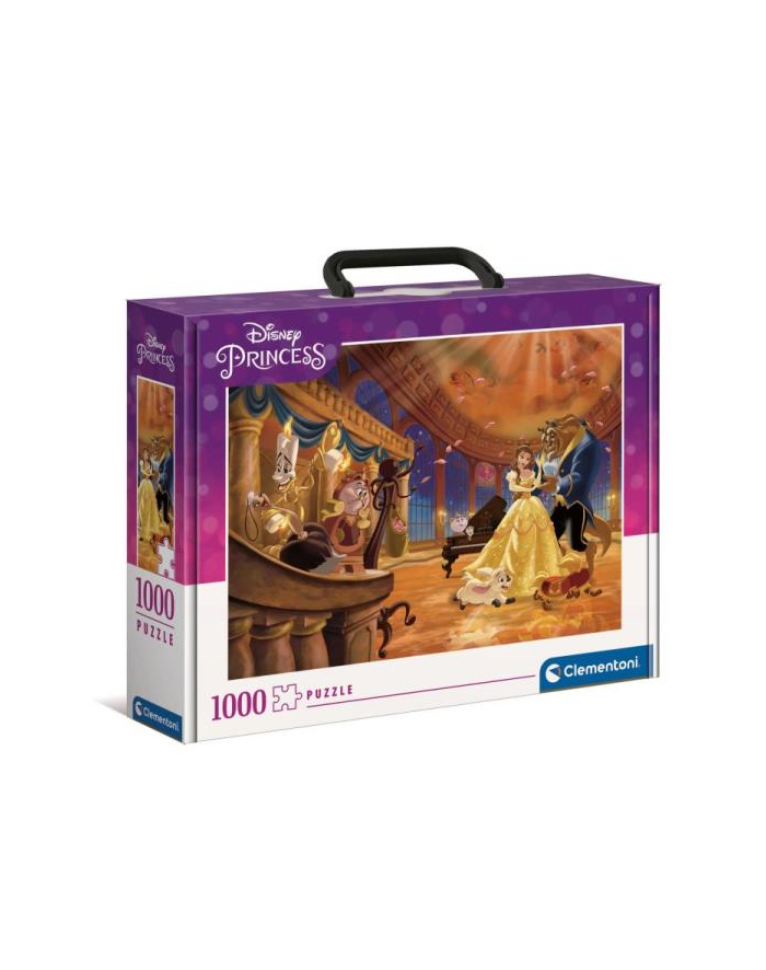 Clementoni Puzzle 1000el w walizce Princess. Księżniczki 39676 główny