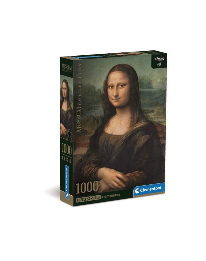 Clementoni Puzzle 1000el Compact Museum Leonardo da Vinci: Gioconda. Mona Lisa 39708 główny