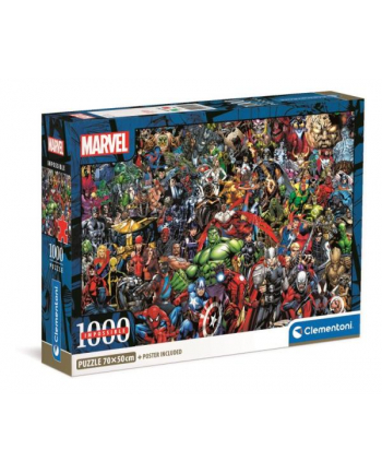 Clementoni Puzzle 1000el Compact Impossible Marvel 39709