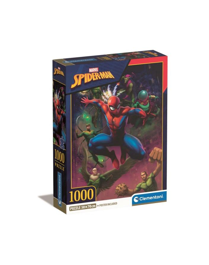 Clementoni Puzzle 1000el Compact Spiderman 39768 główny