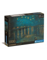 Clementoni Puzzle 1000el Compact Museum Orsay Van Gogh: Gwiaździsta noc nad Rodanem 39789 - nr 1