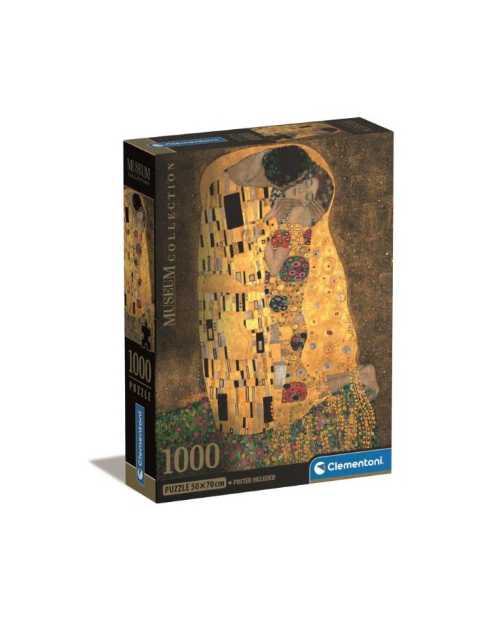 Clementoni Puzzle 1000el Compact Museum Klimt Il Bacio. Pocałunek 39790 główny