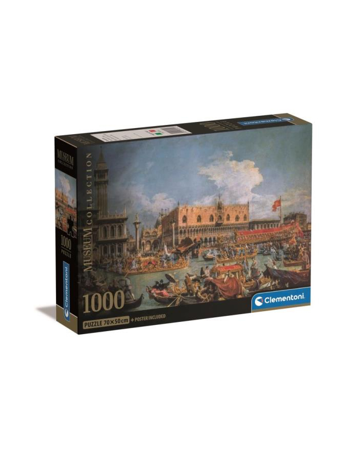 Clementoni Puzzle 1000el Compact Museum Antonio Canaletto: Pałac Dożów w Wenecji 39792 główny