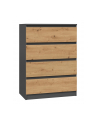 top e shop Komoda M4 70x40xH97 antracyt/artisan - nr 4