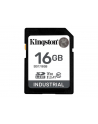 KINGSTON 16GB SDHC Industrial -40C to 85C C10 UHS-I U3 V30 A1 pSLC - nr 17