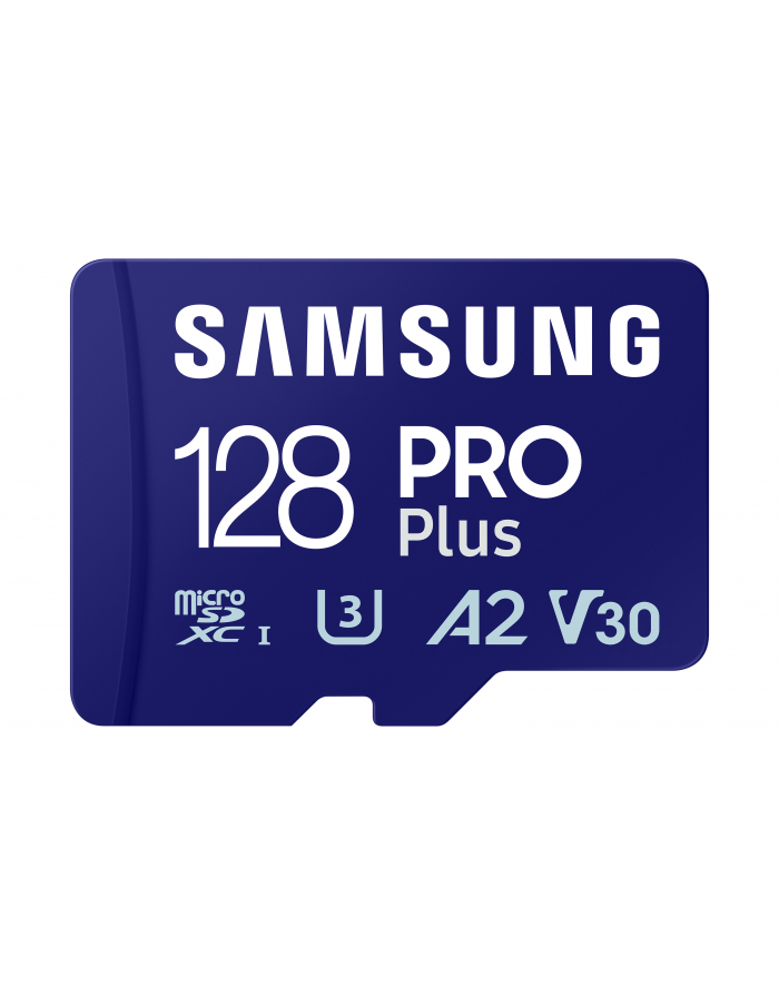 SAMSUNG PRO Plus microSD 128GB Up to 180MB/s Read and 130MB/s Write speed with Class 10 4K UHD incl. Card reader 2023 główny