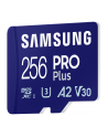 SAMSUNG PRO Plus microSD 256GB Up to 180MB/s Read and 130MB/s Write speed with Class 10 4K UHD incl. Card reader 2023 - nr 3