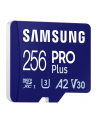 SAMSUNG PRO Plus microSD 256GB Up to 180MB/s Read and 130MB/s Write speed with Class 10 4K UHD incl. Card reader 2023 - nr 4