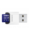 SAMSUNG PRO Plus microSD 512GB Up to 180MB/s Read and 130MB/s Write speed with Class 10 4K UHD incl. Card reader 2023 - nr 35
