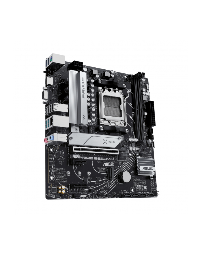 ASUS PRIME B650M-K AM5 1xVGA 1xHDMI 4xSATA 6Gb/s ports główny